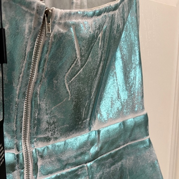 NWT Strapless Metallic Foil Jumpsuit XL - Picture 6 of 14